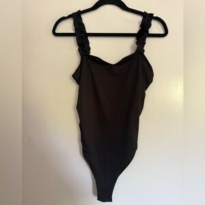 Woman Black Bodysuit